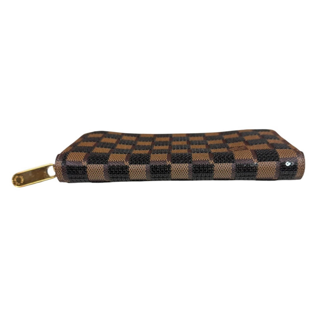 LOUIS VUITTON ルイヴィトン ジッピーウォレット ダミエ パイエット 長