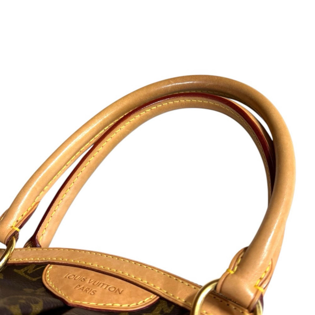 LOUIS VUITTON Tivoli PM Monogram Handbag Monogram Canvas Brown