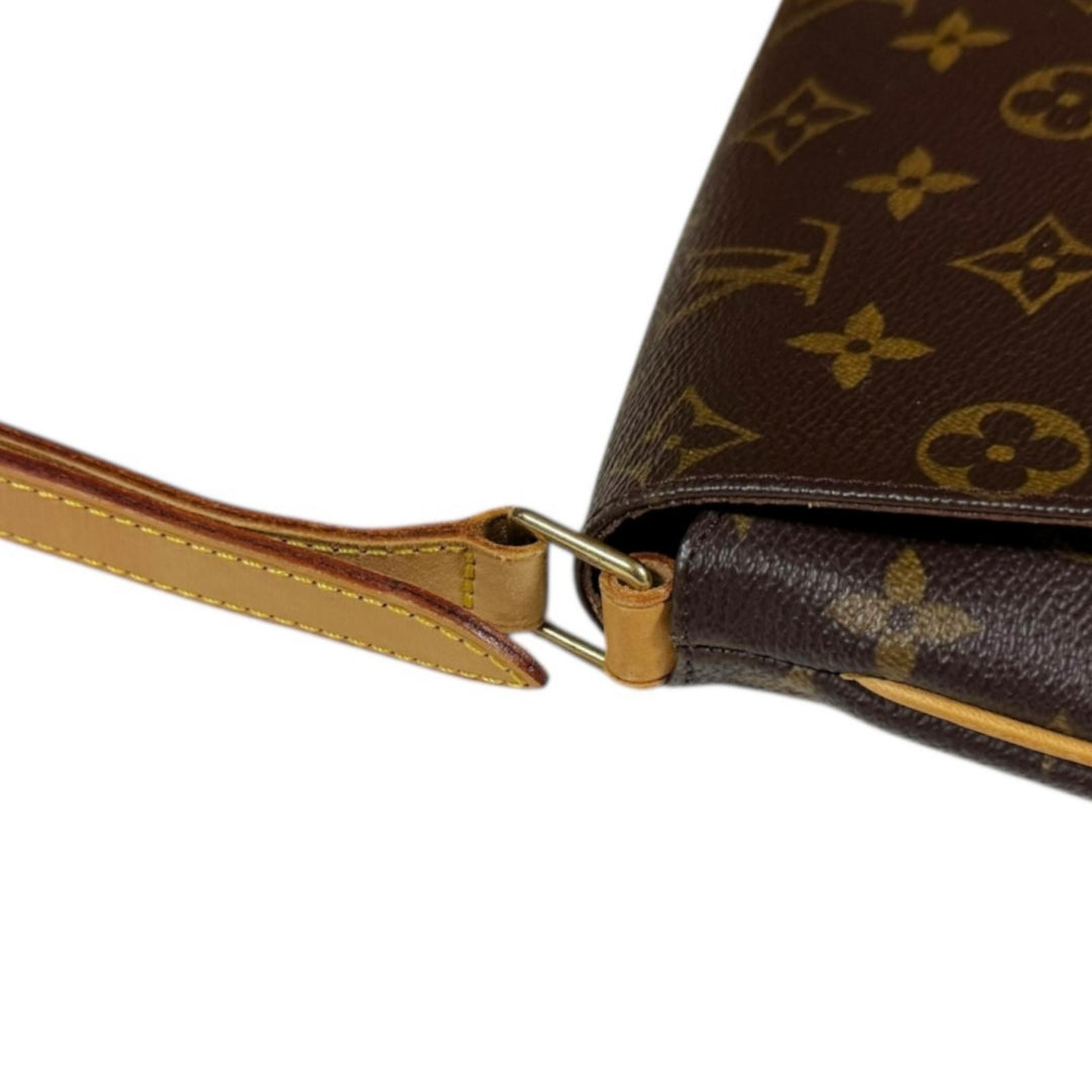 ✨さるさるべっぴんさん専用✨ルイヴィトン　LVサークル　ロゴ　ゴールド LOUIS VUITTON ルイヴィトン ミュゼットサルサ ショート