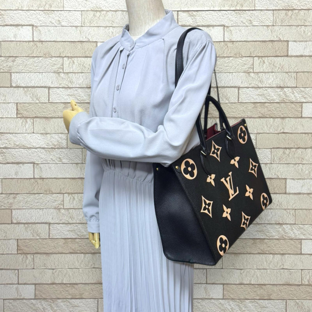 LOUIS VUITTON ルイヴィトン オンザゴーMM バイカラーモノグラムアン