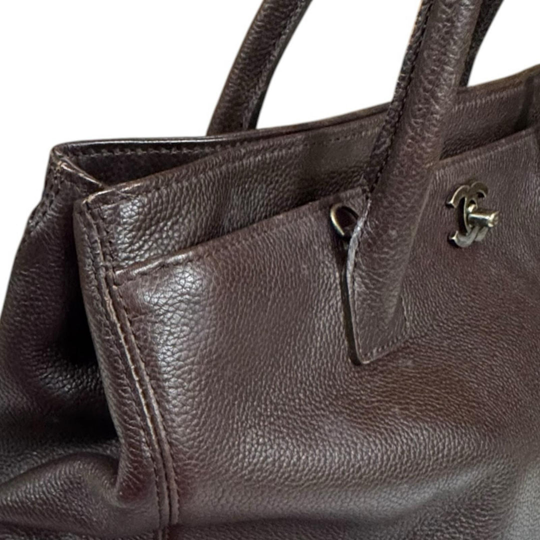 CHANEL シャネル エグゼクティブトート ショルダーバッグ レザー