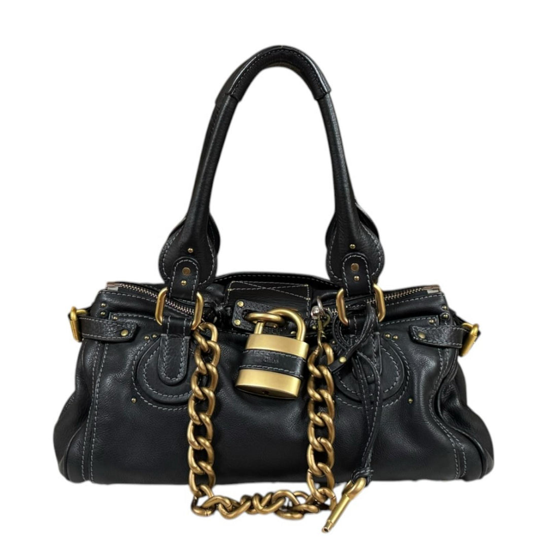 Chloe クロエ パディントン　ブラック 最終値下げ Chloe クロエ パディントン ミディアム ハンドバッグ レザー ブラック