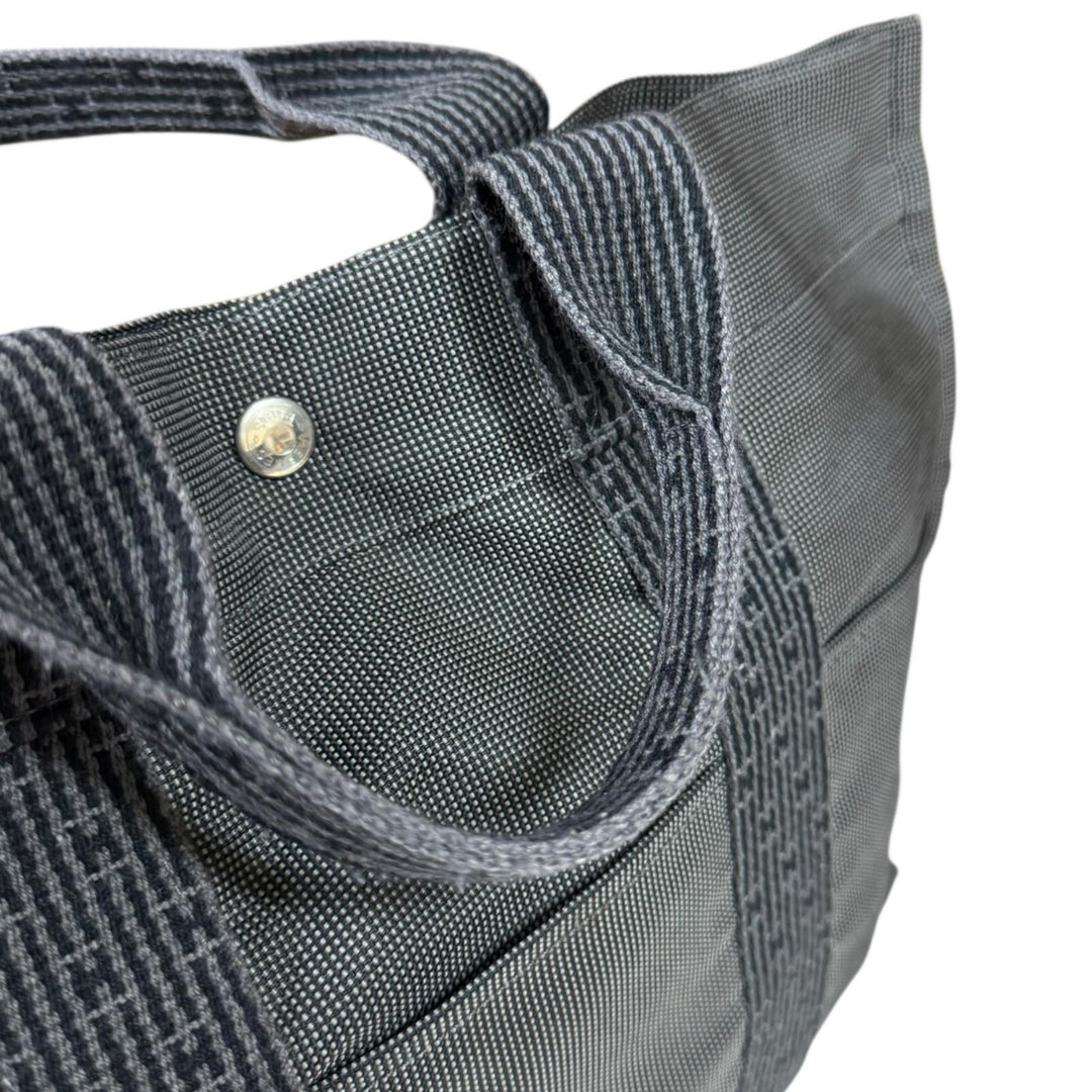 HERMES エルメス トートMM エールライン トートバッグ キャンバス