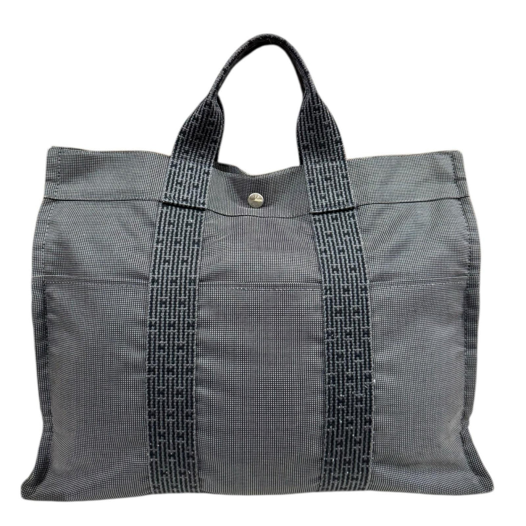 HERMES エルメス トートMM エールライン トートバッグ キャンバス