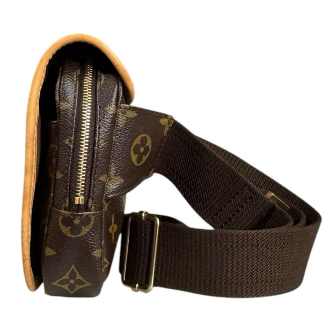 LOUIS VUITTON ボディバッグ ダークブラウン LOUIS VUITTON ルイヴィトン バムバックボスフォール モノグラム