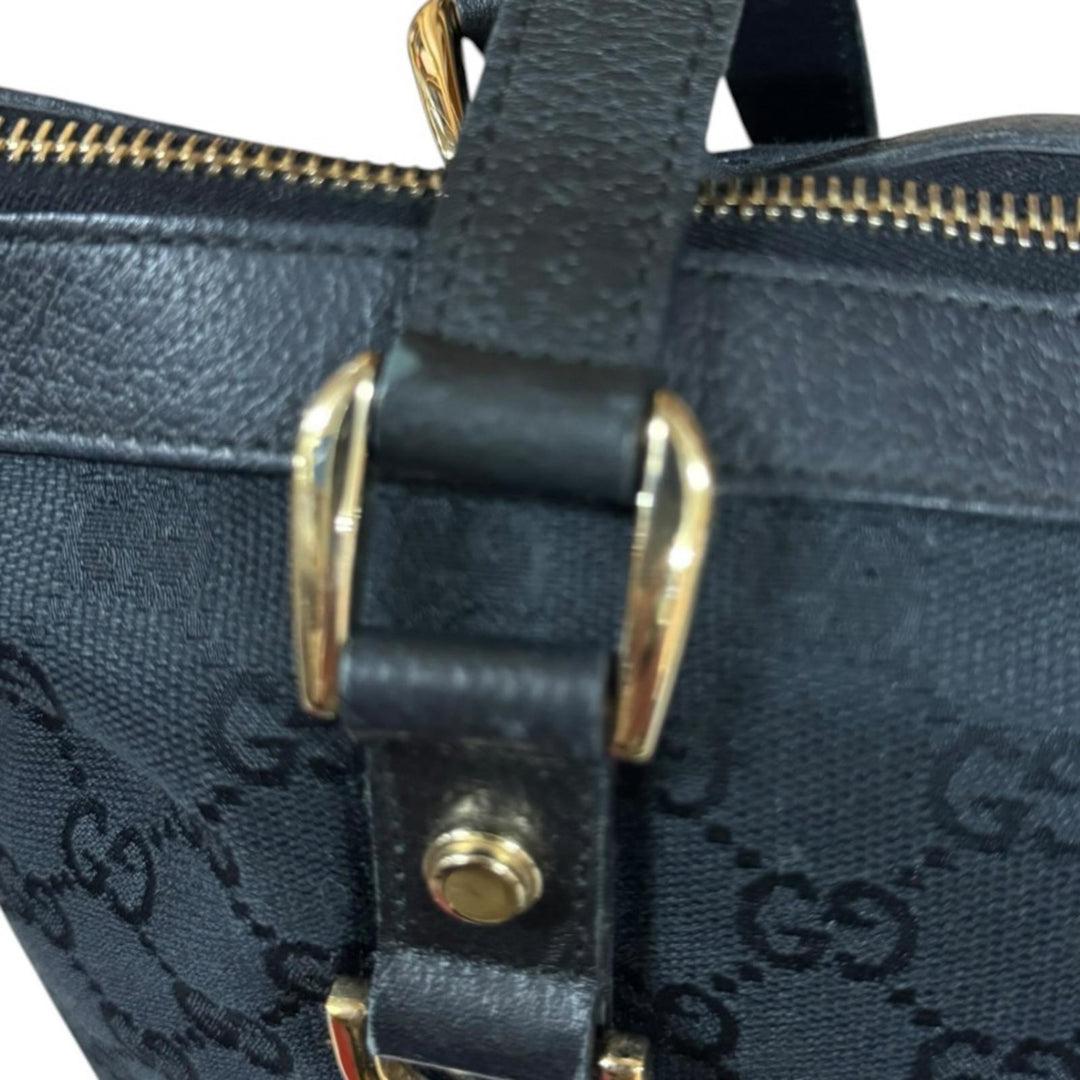 GUCCI グッチ アビー トートバッグ GGキャンバス ブラック レディース