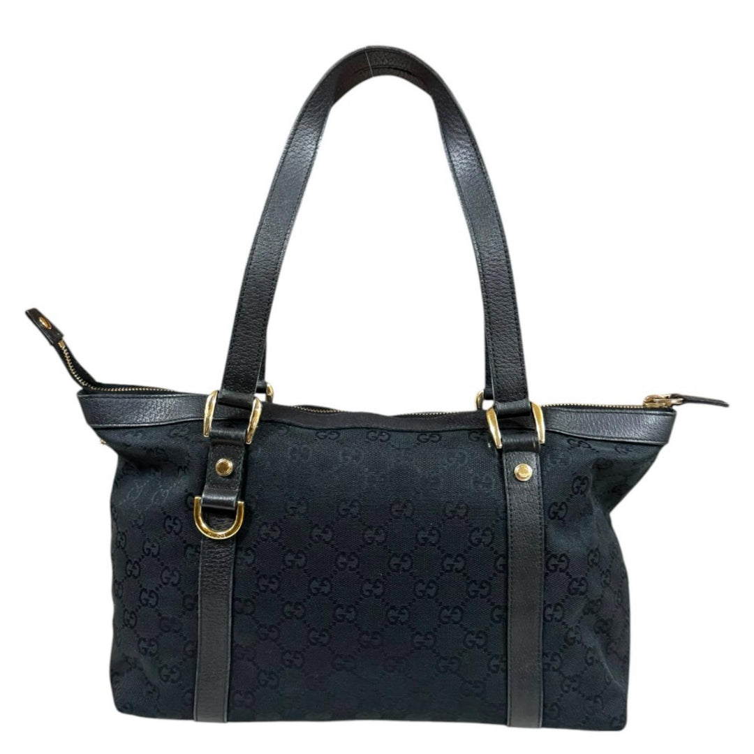 グッチ GUCCI ロゴ トートバッグ アビー トートバッグ レザー ブラック GUCCI グッチ アビー トートバッグ GGキャンバス ブラック レディース