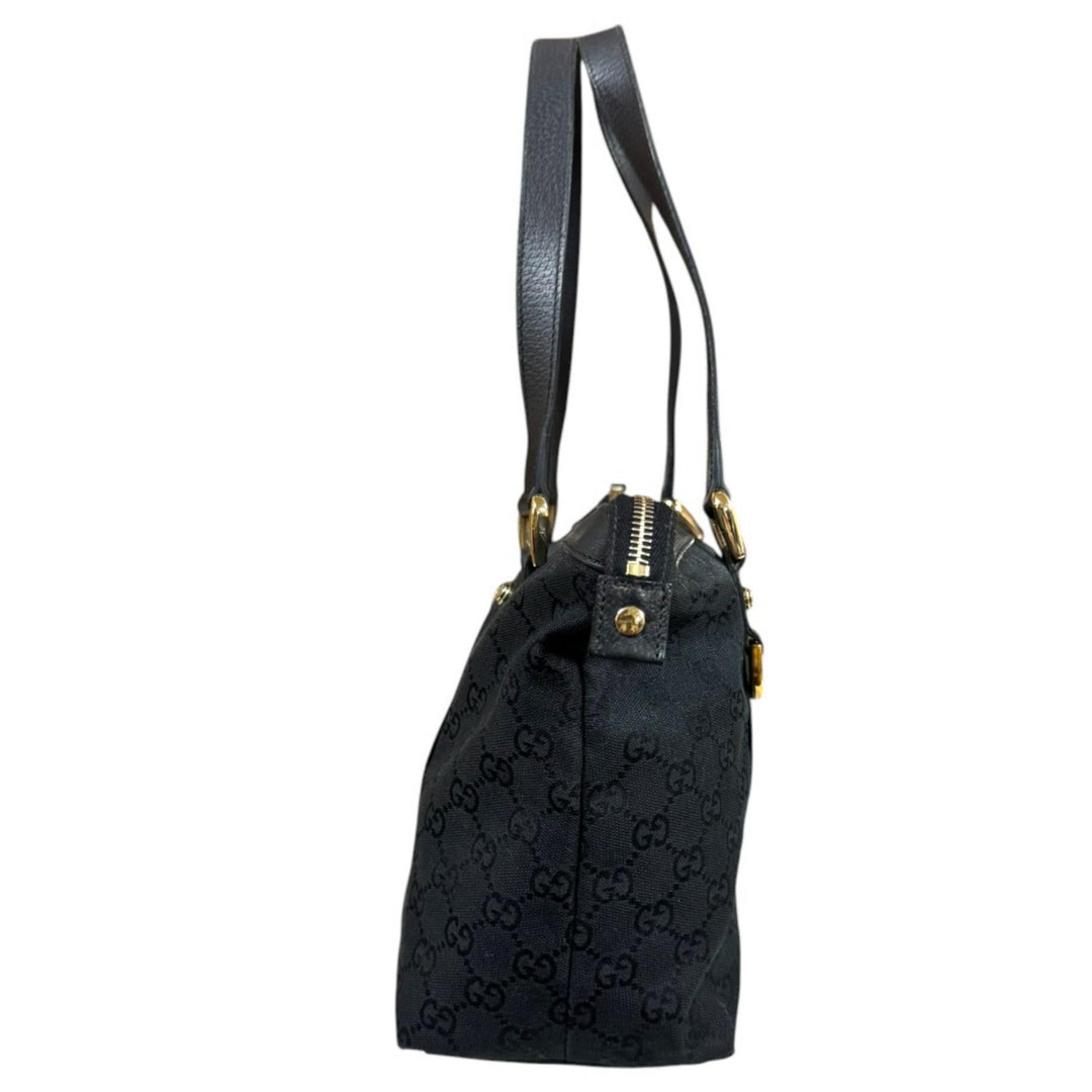 GUCCI グッチ アビー トートバッグ GGキャンバス ブラック レディース