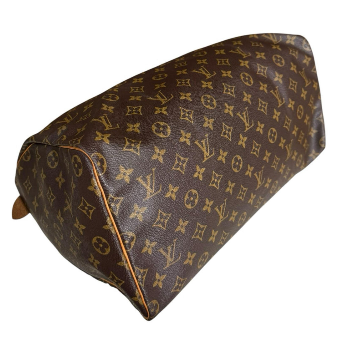 ルイ・ヴィトン スピーディ40 ブラウン モノグラムキャンバス ハンドバッグ LOUIS VUITTON ルイヴィトン スピーディ40 モノグラム ハンドバッグ