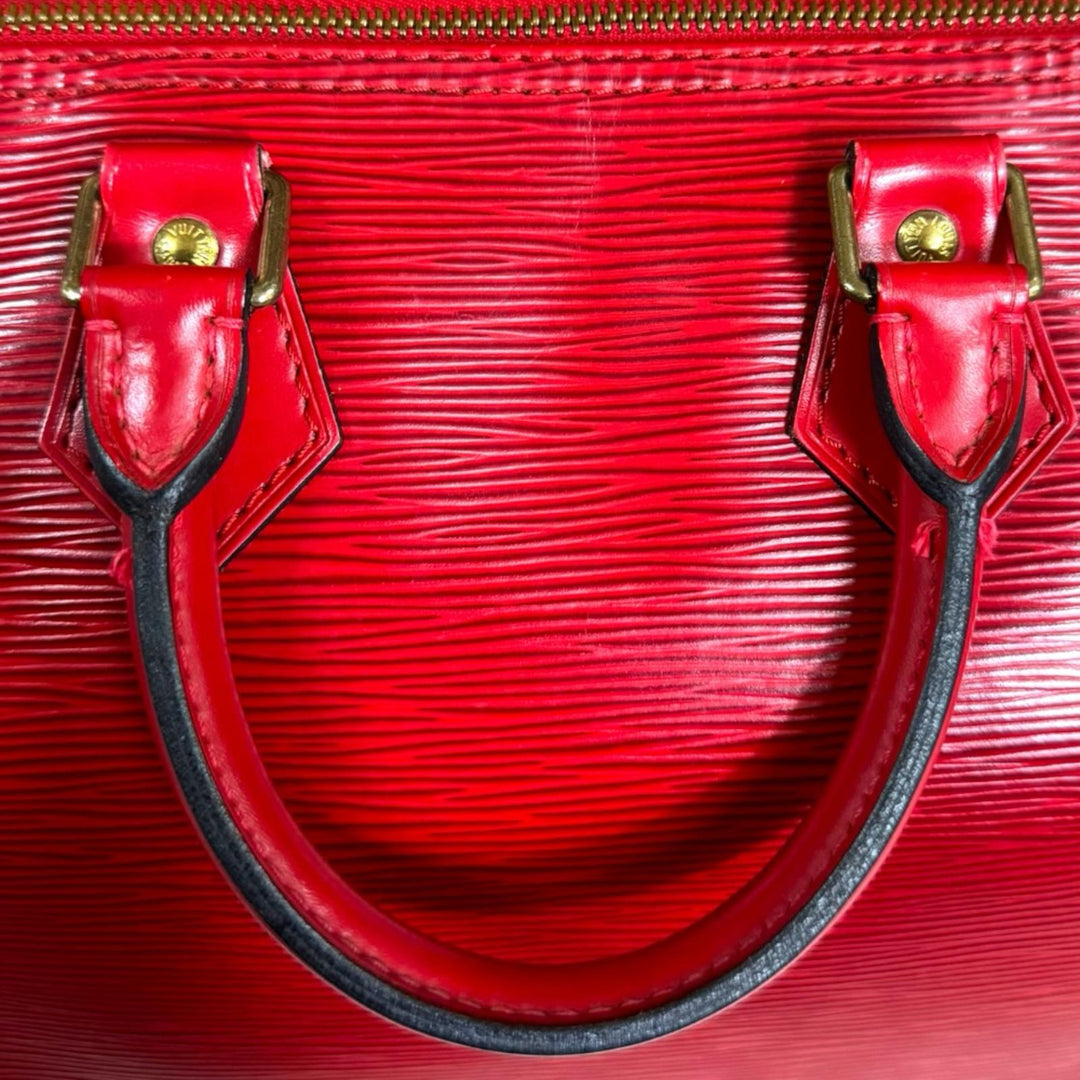 Louis Vuitton エピレザー ハンドバッグ　古い LOUIS VUITTON ルイヴィトン スピーディ25 エピ ハンドバッグ