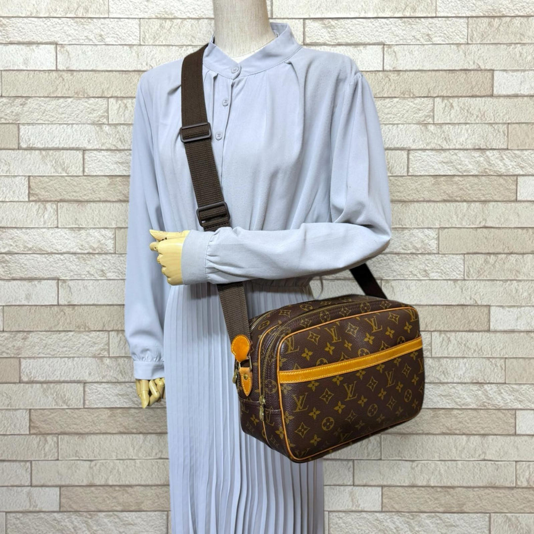 ルイヴィトン モノグラム　リポーターPM現地引き取り3.9万円までお値下げ LOUIS VUITTON ルイヴィトン リポーターPM モノグラム ショルダー