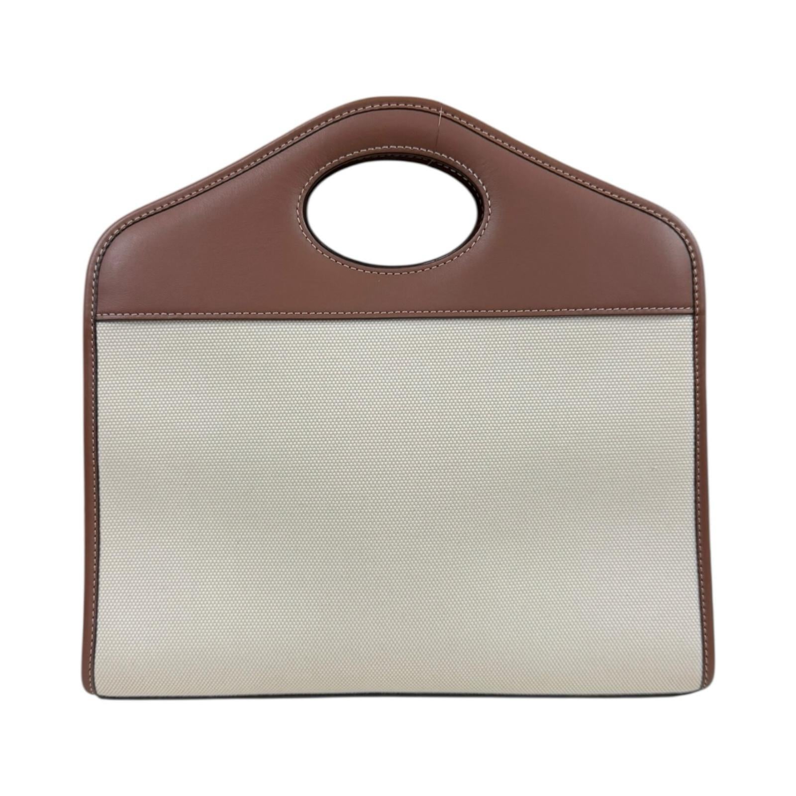 BURBERRY バーバリー ロゴポケット ショルダーバッグ キャンバス