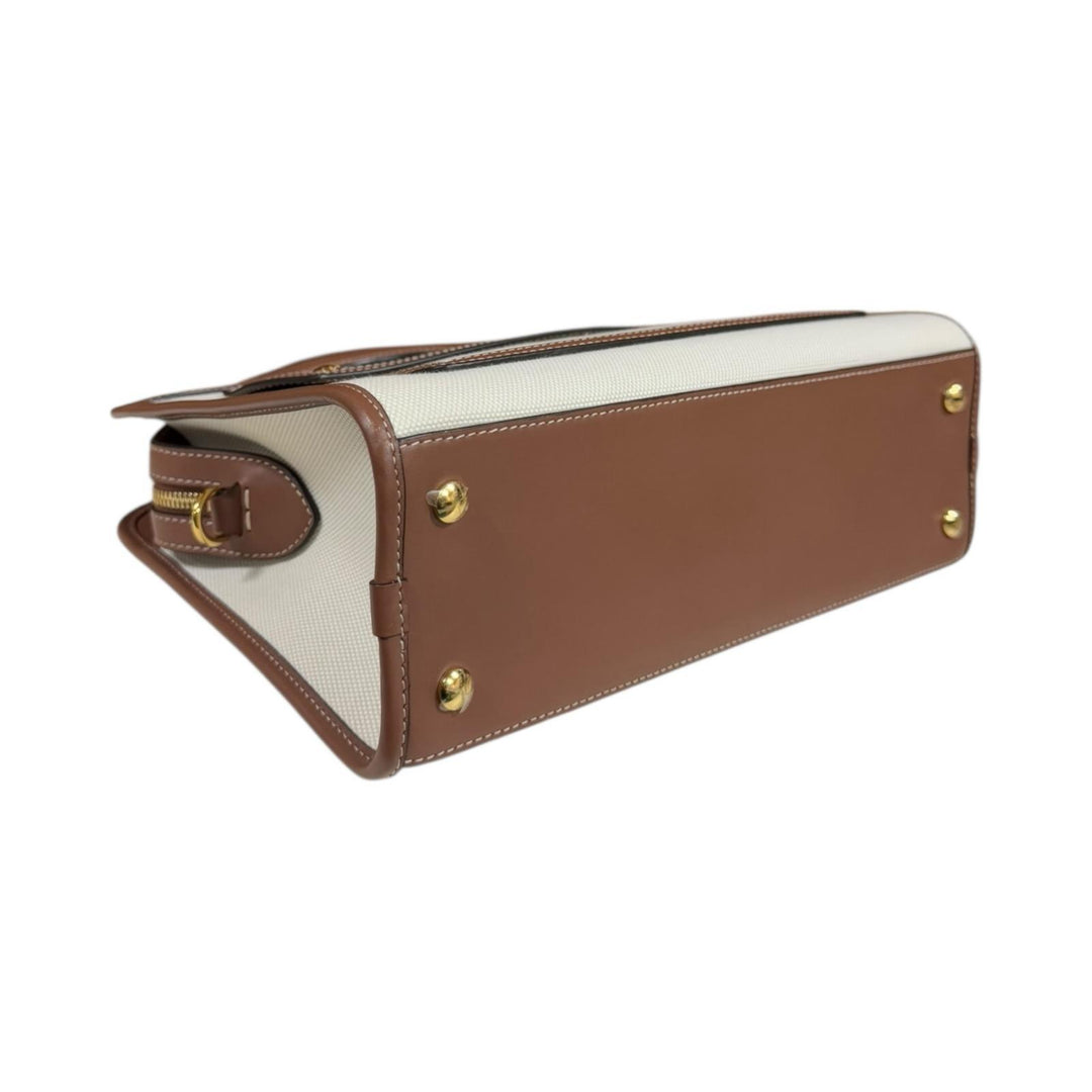 【美品】Burberry キャンバス Bロゴ 総柄 ショルダーバッグ ブラウン 希少! BURBERRY バーバリー Bロゴ 総柄 ショルダーバッグ ブラウン系