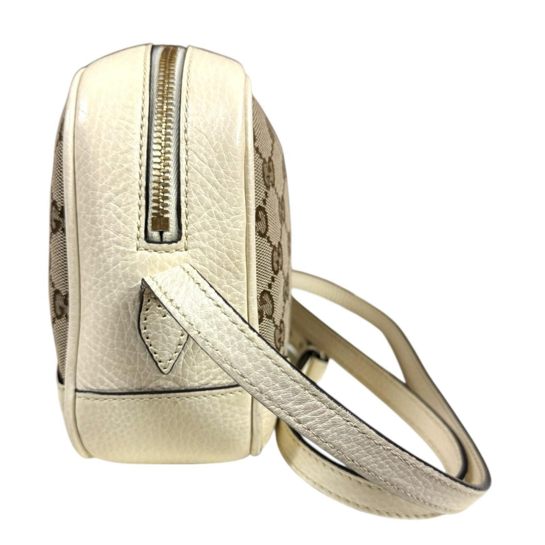 GUCCI グッチ GGキャンバス ショルダーバッグ GGキャンバス ベージュ