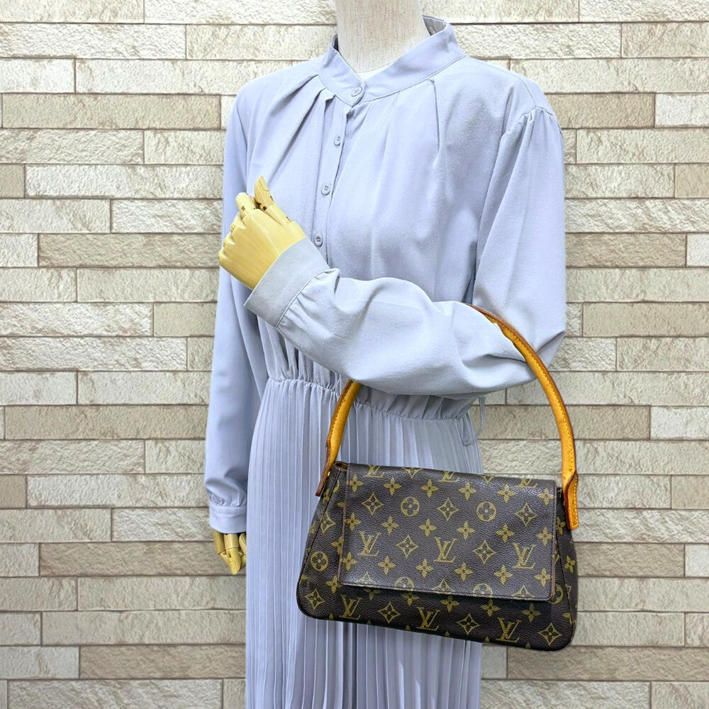 LOUIS VUITTON ルイヴィトン ミニルーピング モノグラム ハンドバッグ