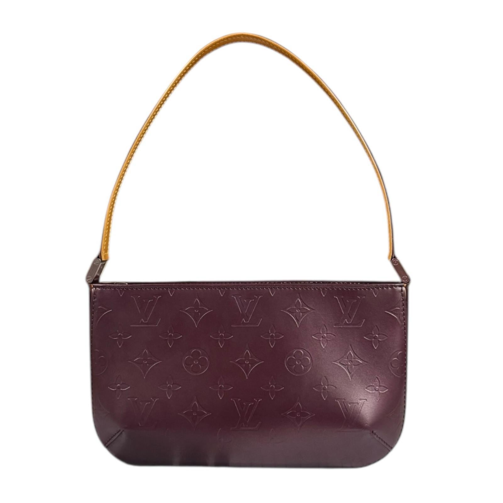 【美品】LOUIS VUITTON モノグラムマット ファウラー　パープル LOUIS VUITTON ルイヴィトン ファウラー モノグラムマット ショルダー