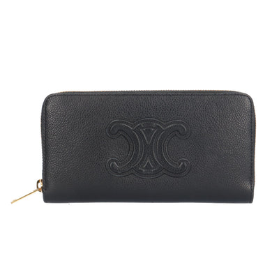 CELINE セリーヌ ラージジップウォレット トリオンフ 長財布 レザー
