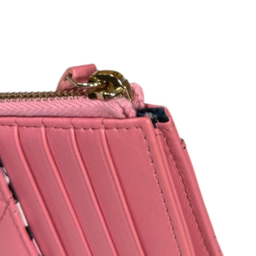 CHANEL シャネル マトラッセ ココマーク コインケース ラムスキン