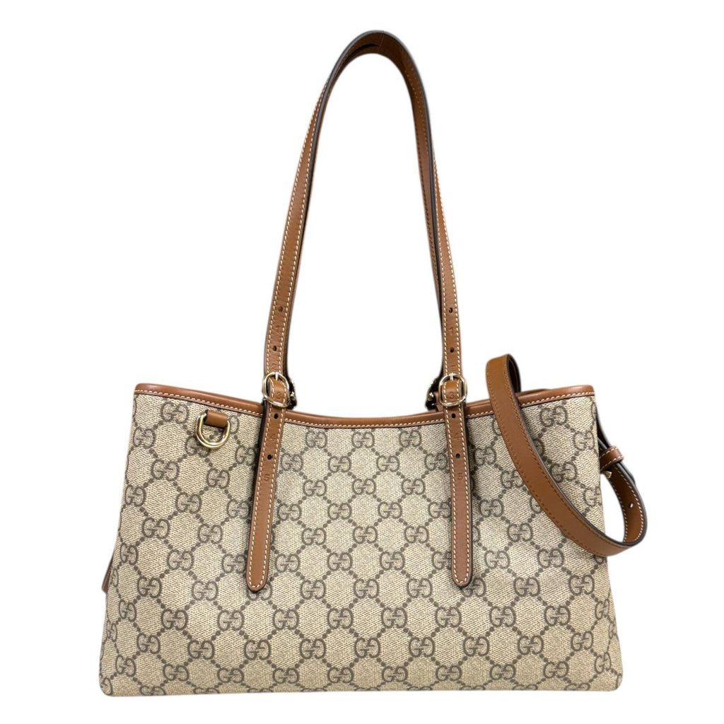 GUCCI グッチ ミディアムトート 498156 ショルダーバッグ GGスプリームキャンバスxレザー ベージュ エボニー レディース/352816【中古】 楽天市場】グッチ 498156の通販