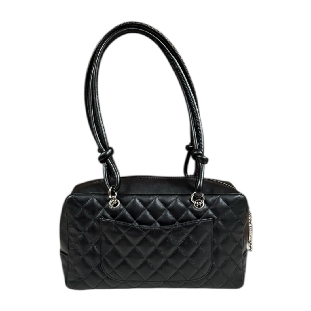 CHANEL シャネル ボーリングバッグ カンボン ショルダーバッグ レザー