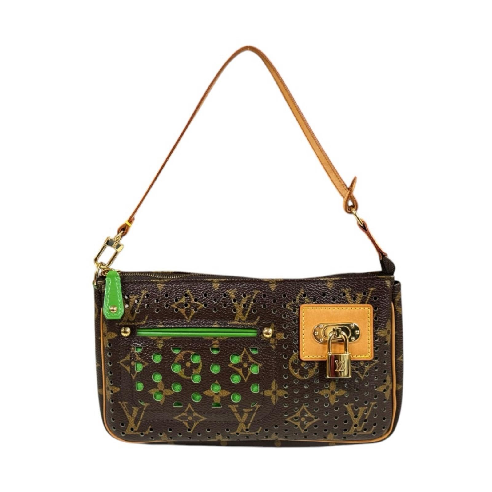 LOUIS VUITTON ルイヴィトン ポシェットアクセソワール モノグラムペル