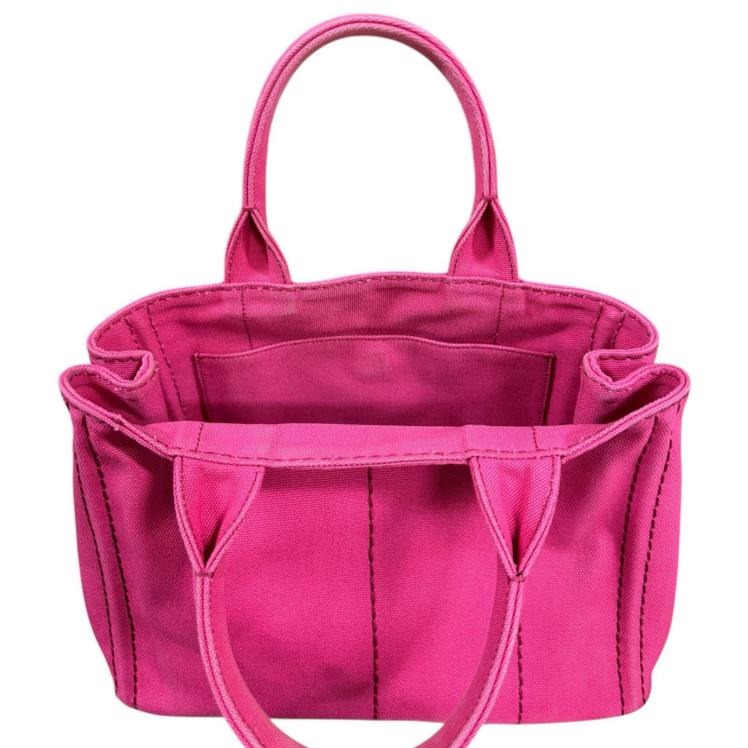 ⭐️プラダ⭐️ カナパ キャンバス トートバッグ ピンク Sサイズ PRADA プラダ カナパ canapa S ピンク トートバッグ キャンバス 【公式