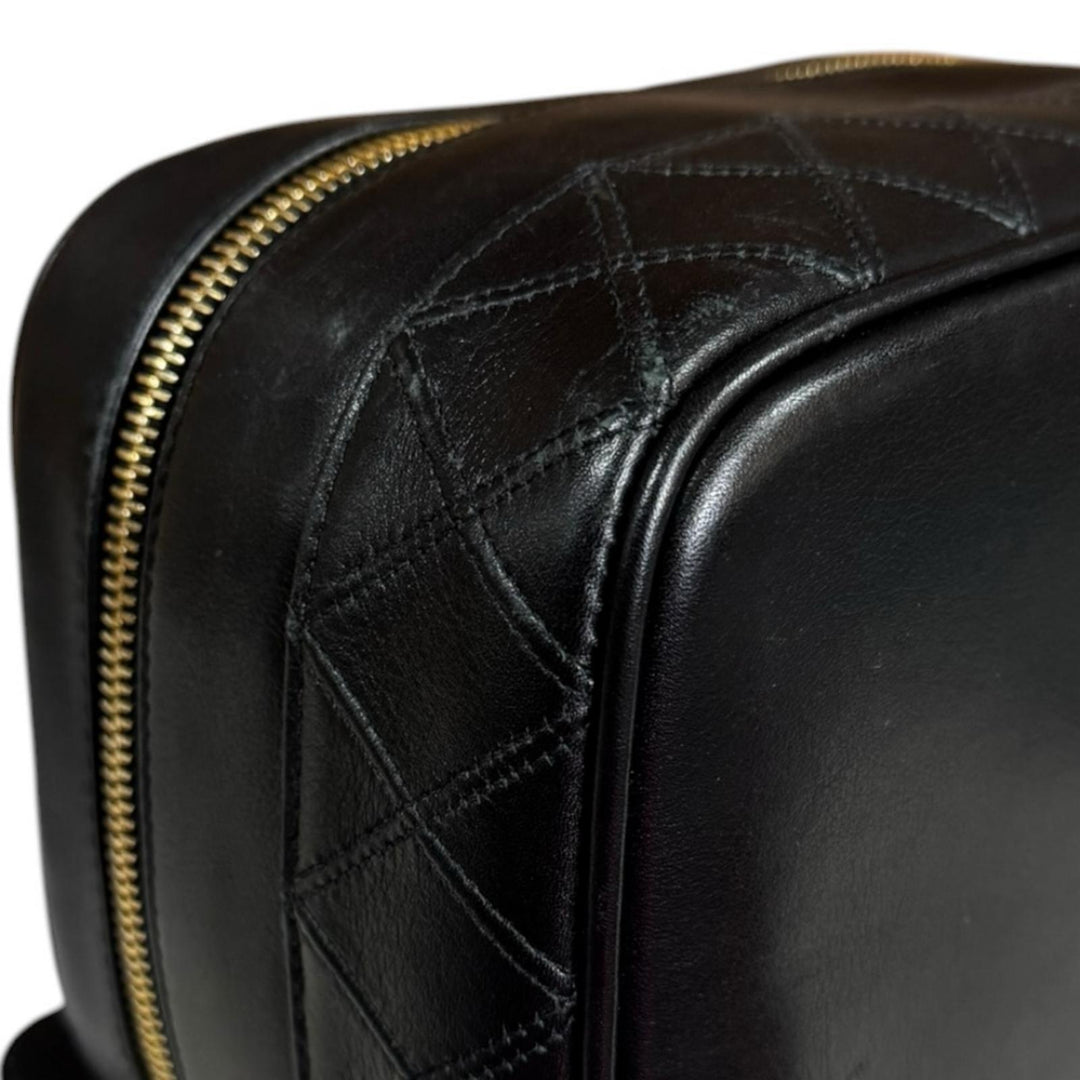 CHANEL シャネル ピコローレ バニティバッグ ハンドバッグ レザー