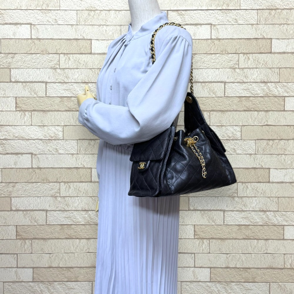 CHANEL シャネル CHANEL 25 スモール ショルダーバッグ ブラック
