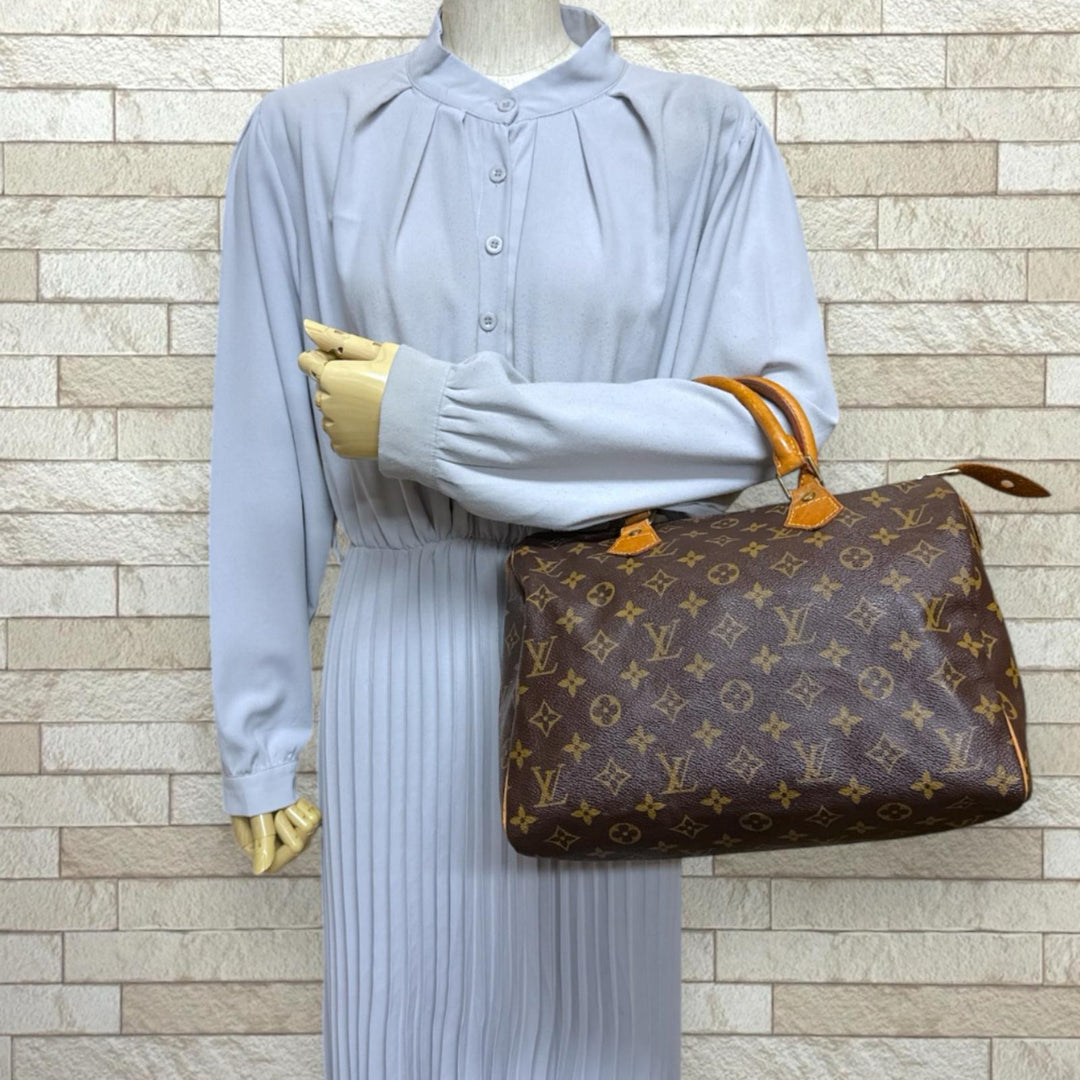 LOUIS VUITTON ルイヴィトン スピーディ30 モノグラム ハンドバッグ