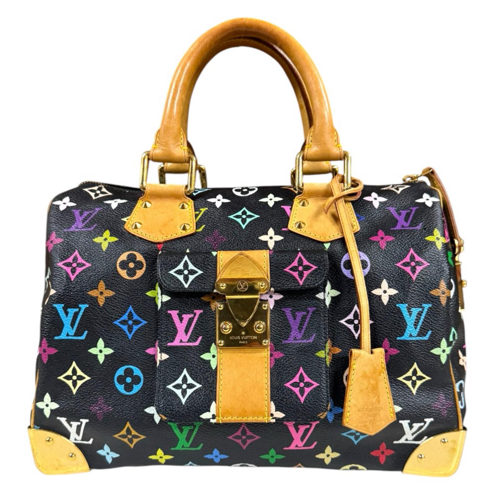 LOUIS VUITTON ルイヴィトン スピーディ30 モノグラムマルチカラー