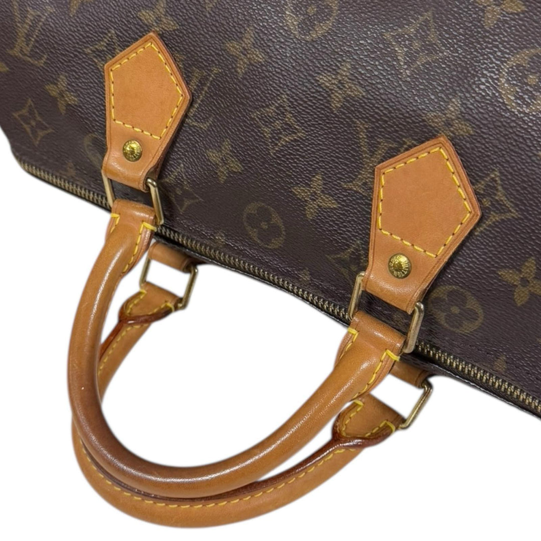 【正規品】ルイヴィトン　モノグラム　スピーディ30　ハンドバッグ　ブラウン　茶 中古・古着通販】LOUIS VUITTON (ルイ ヴィトン) モノグラム