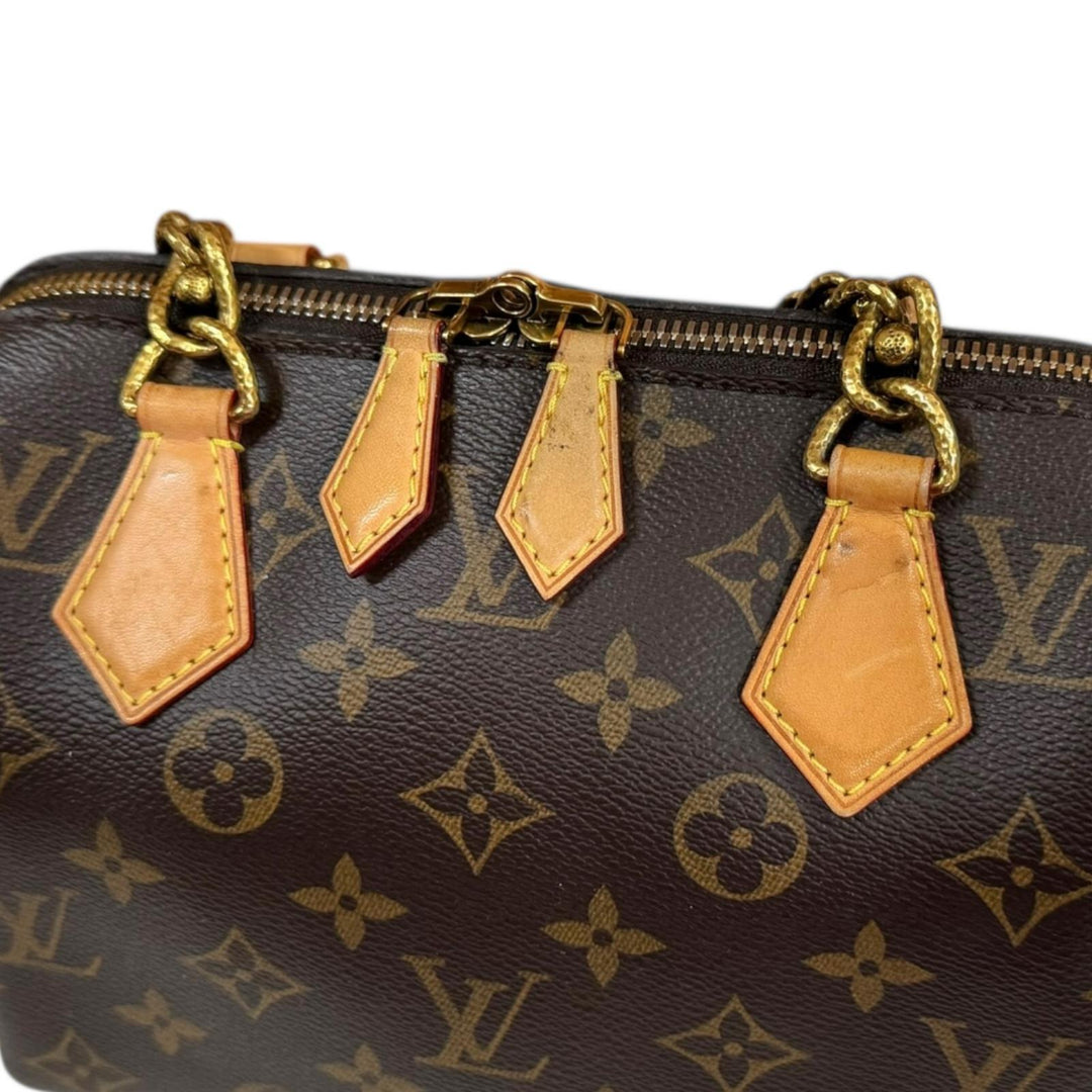 LOUIS VUITTON Speedy Chain 20 Monogram Shoulder Bag Monogram