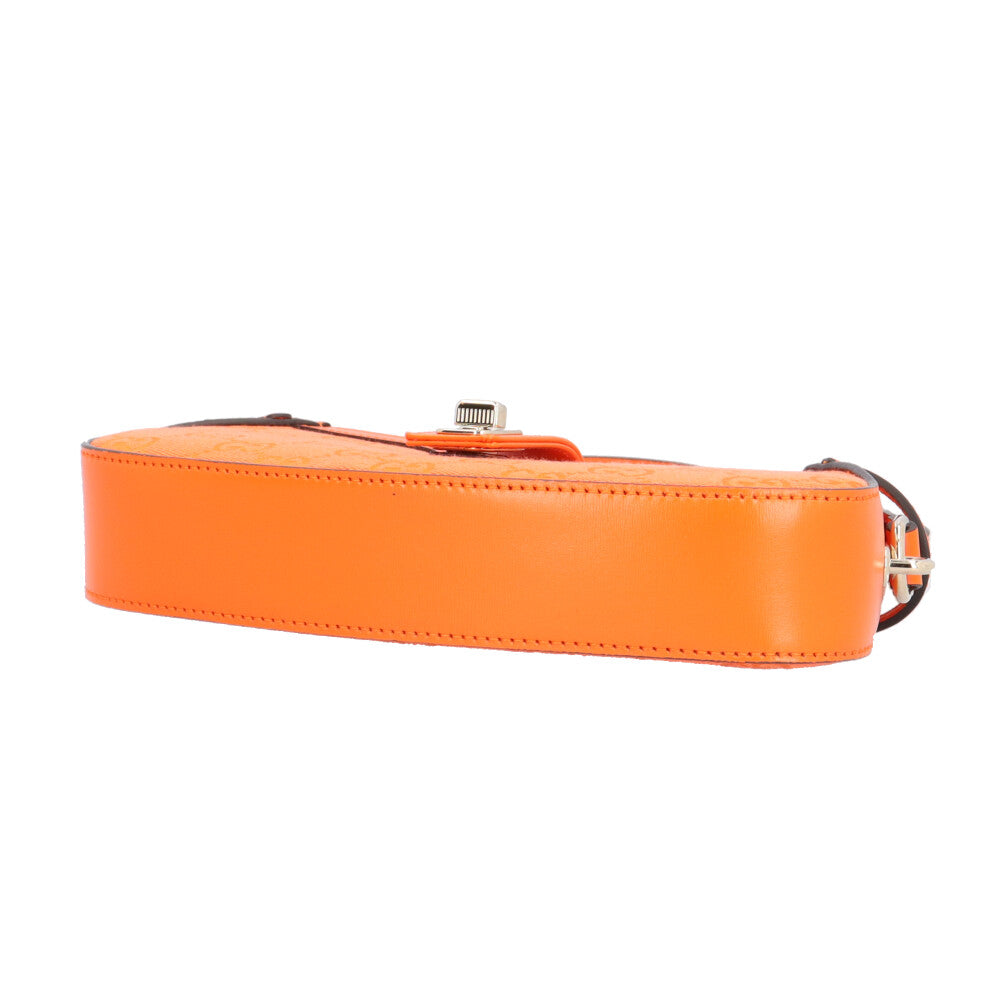 GUCCI Gucci Moonside Mini Shoulder Shoulder Bag GG Canvas Orange