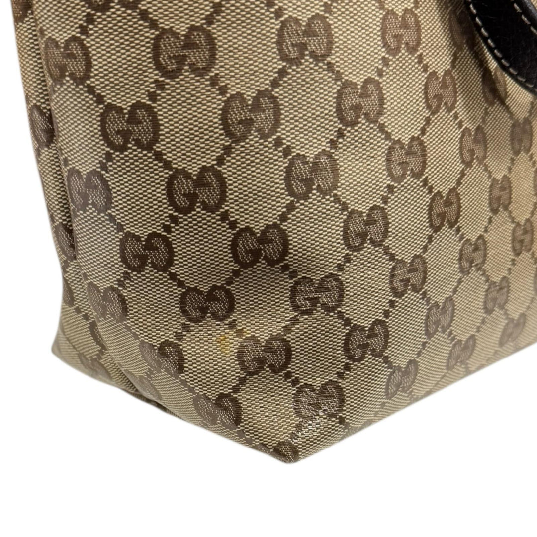 GUCCI グッチ GGクリスタル トートバッグ レザー ベージュ レディース