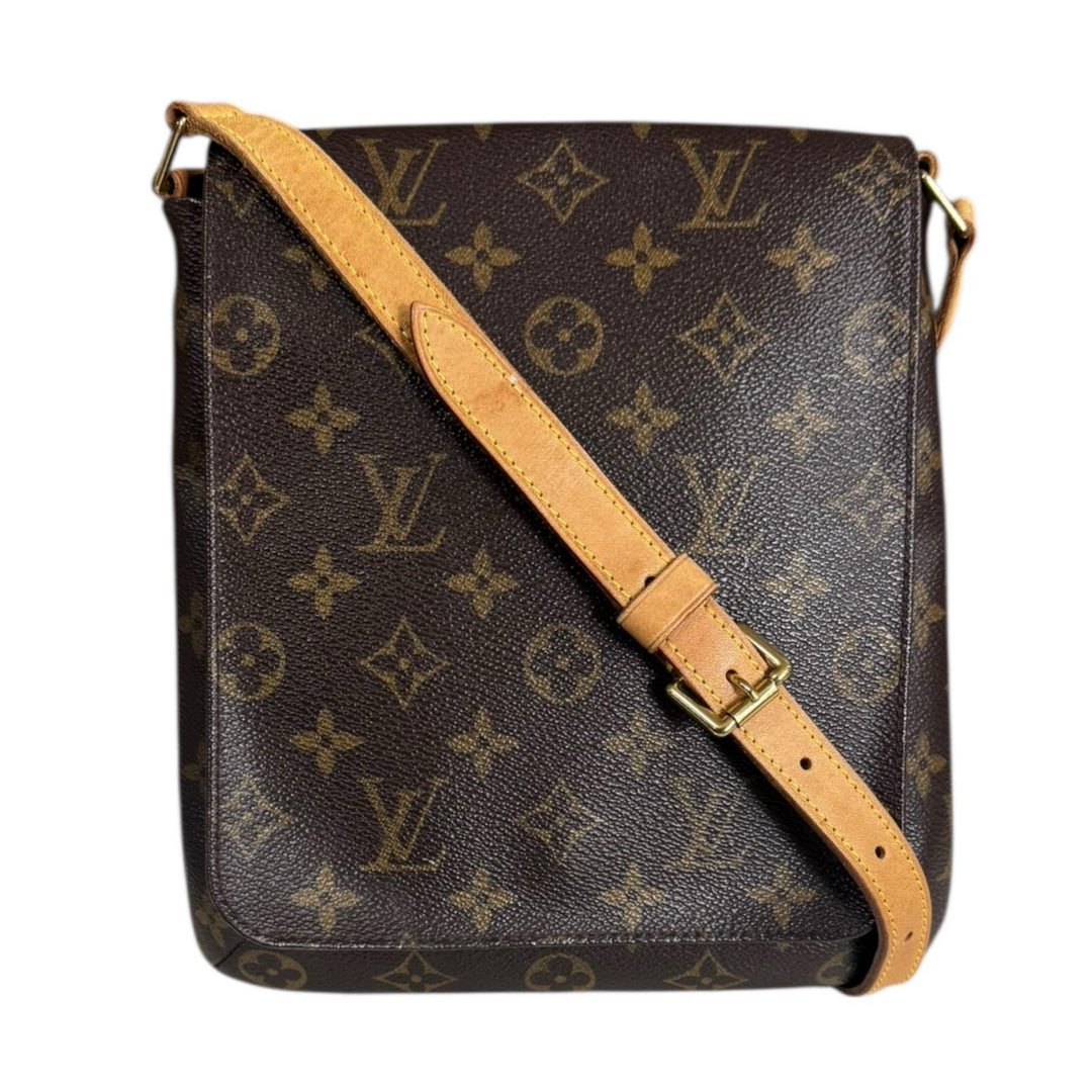 ルイヴィトン ミュゼットサルサ ショート ショルダーバッグ モノグラム ブラウン LOUIS VUITTON ルイヴィトン ミュゼットサルサ ショート モノグラム