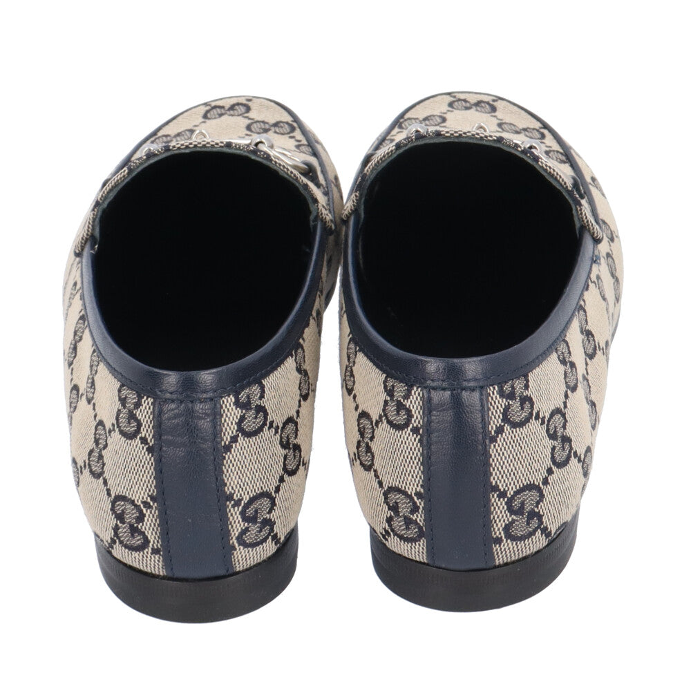 GUCCI グッチ ホースビット ローファー GGキャンバス レディース 中古