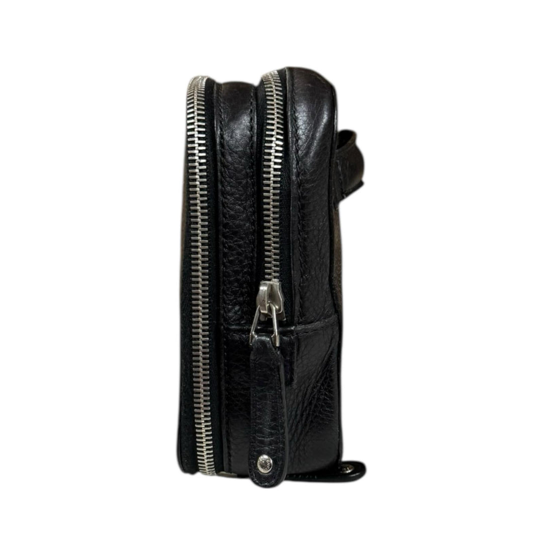 GUCCI グッチ クラッチバッグ レザー ブラック メンズ 中古 – 【公式