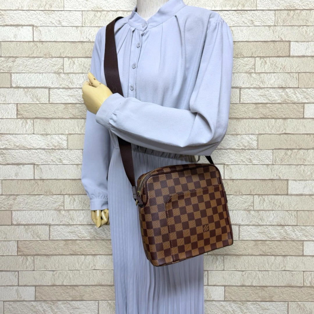 LOUIS VUITTON ルイヴィトン オラフPM ダミエ ショルダーバッグ ダミエ