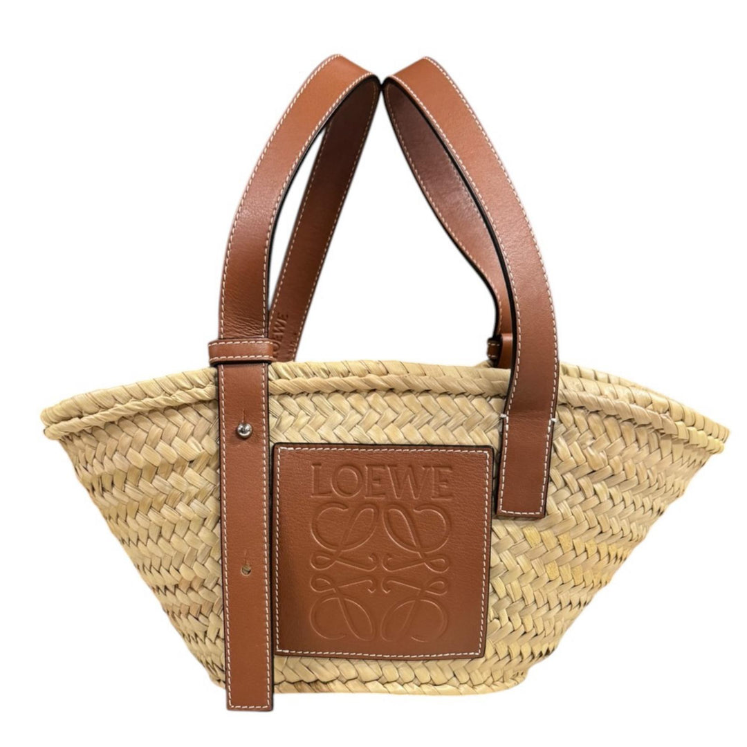 LOEWE ロエベ バスケットバッグ スモール ハンドバッグ ラフィア