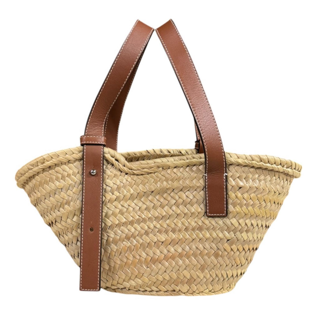 LOEWE ロエベ バスケットバッグ スモール ハンドバッグ ラフィア 