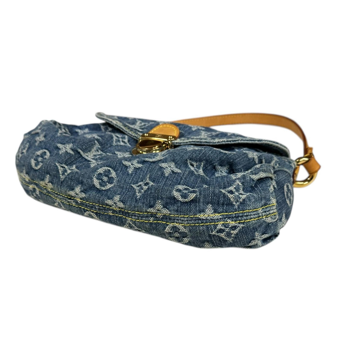 LOUIS VUITTON ルイヴィトン ミニプリーティ モノグラムデニム