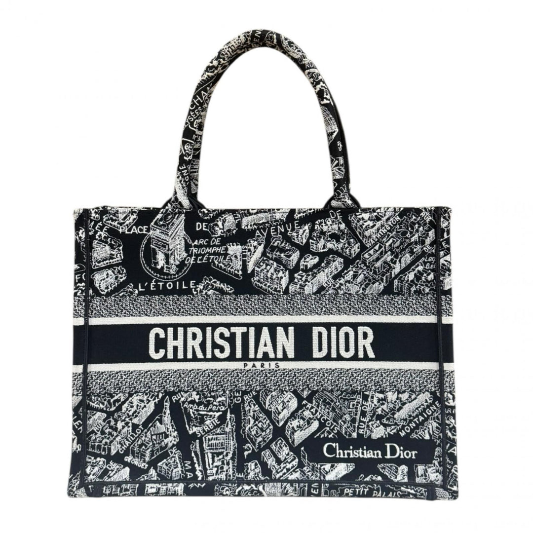Dior ディオール plan de paris ブックトート ミディアム エンブロ