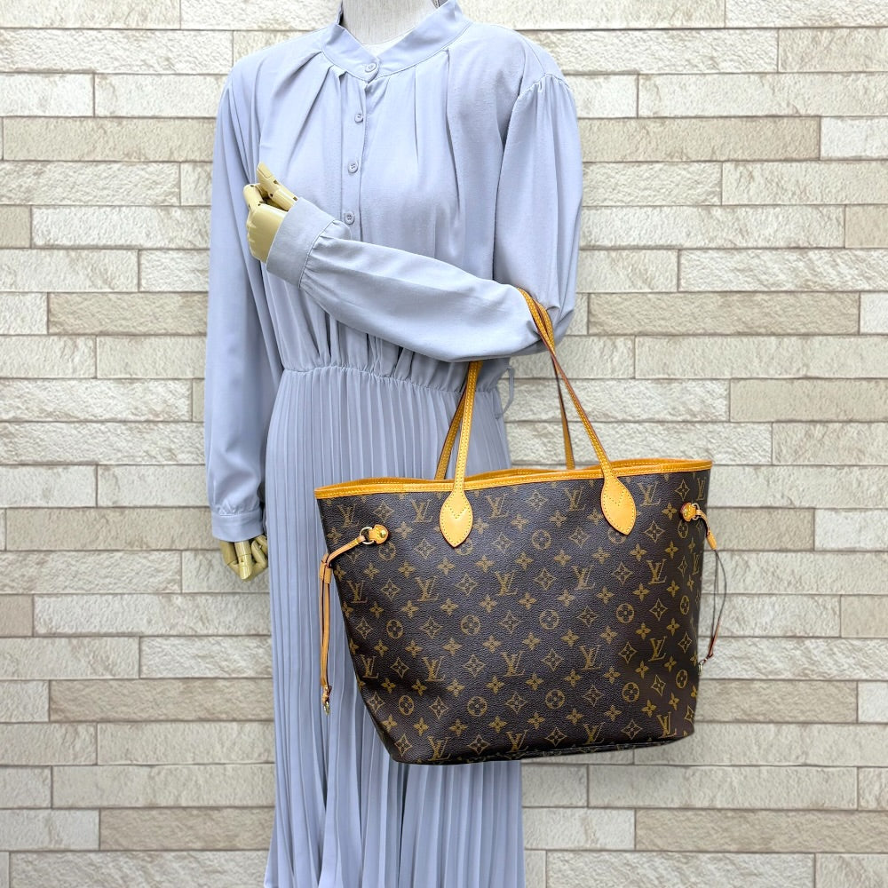LOUIS VUITTON ルイヴィトン ネヴァーフルMM LV モノグラム トート