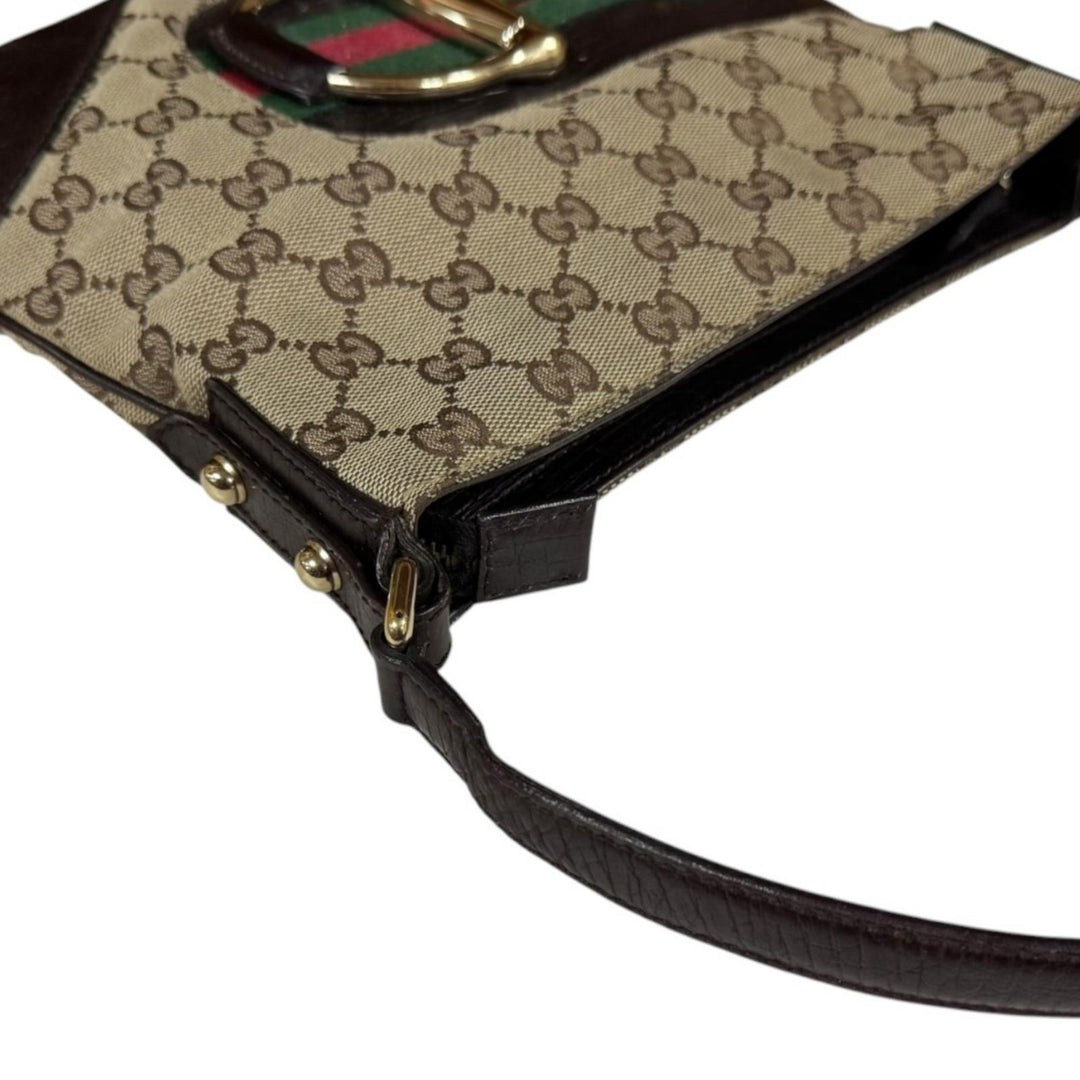 GUCCI グッチ ホースビット シェリーライン ショルダーバッグ GG