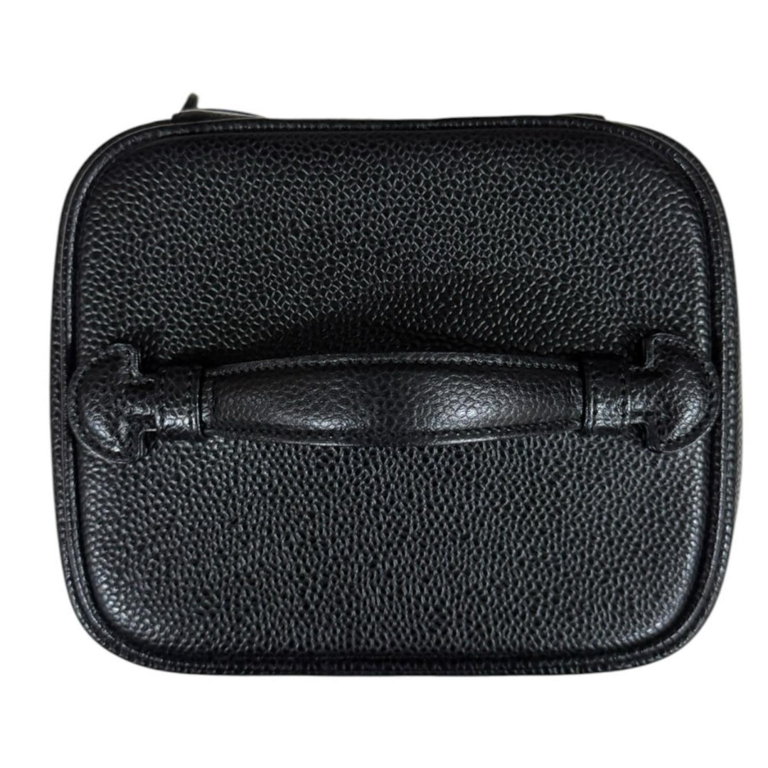 CHANEL シャネル 縦型バニティ ココマーク ハンドバッグ キャビア
