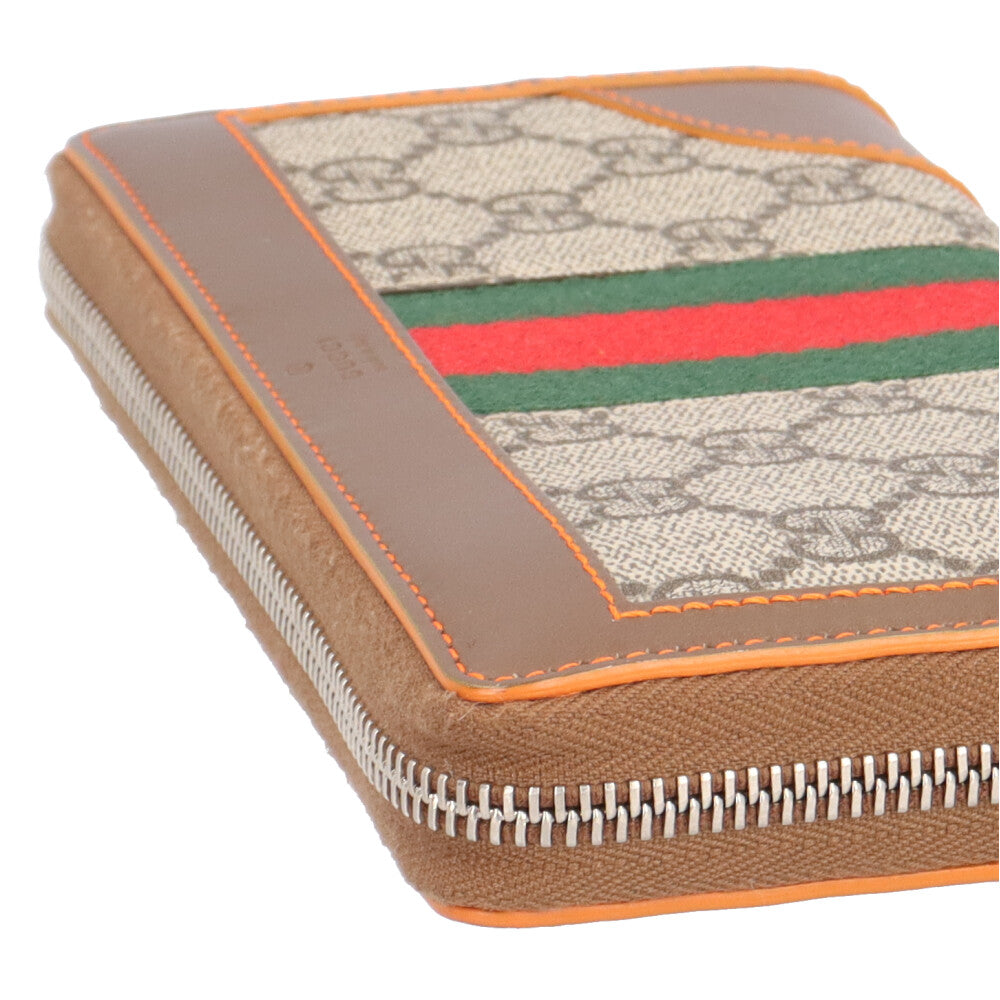 GUCCI グッチ ジップアラウンドウォレット シェリーライン 長財布 GG
