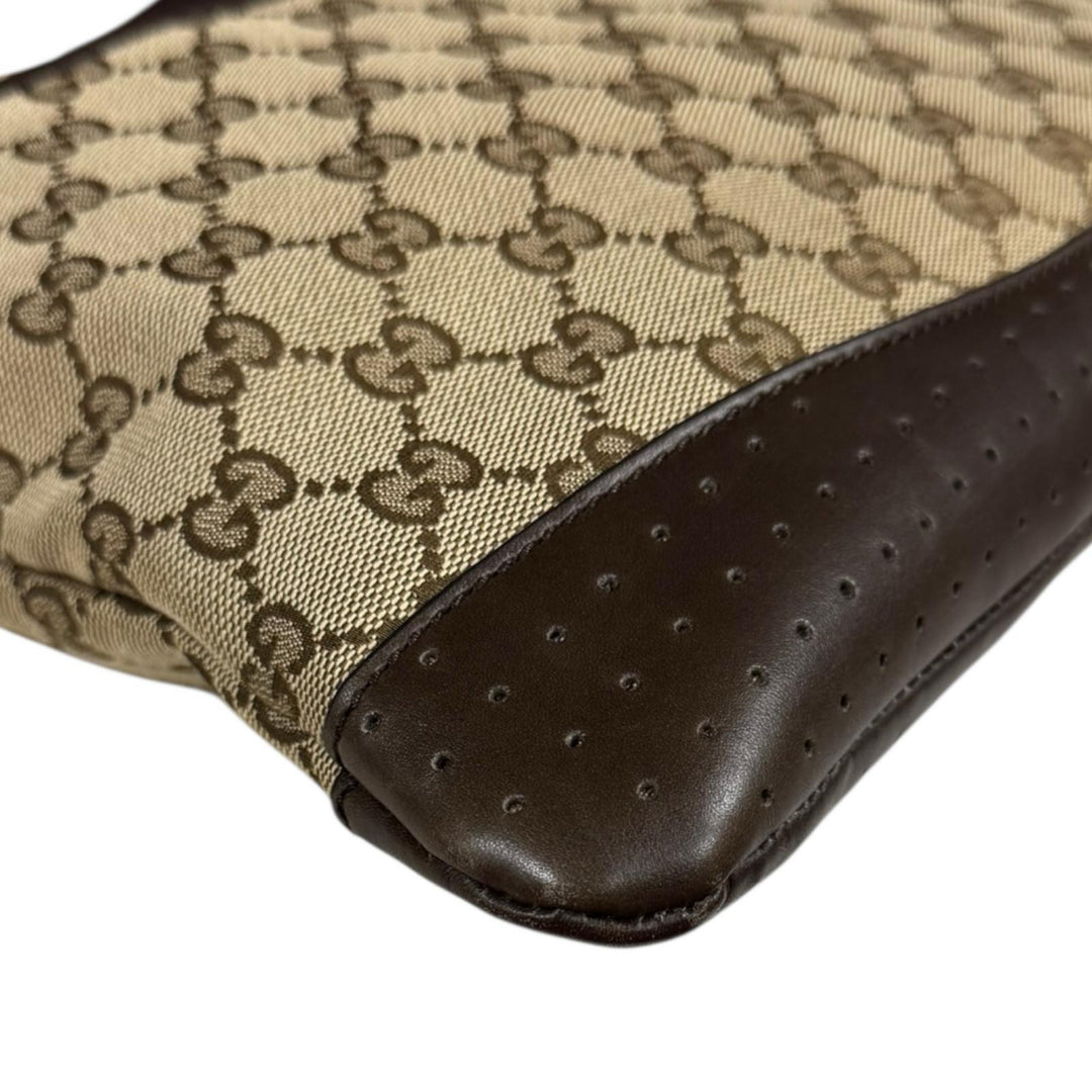 GUCCI グッチ GGキャンバス ショルダーバッグ GGキャンバス ブラウン