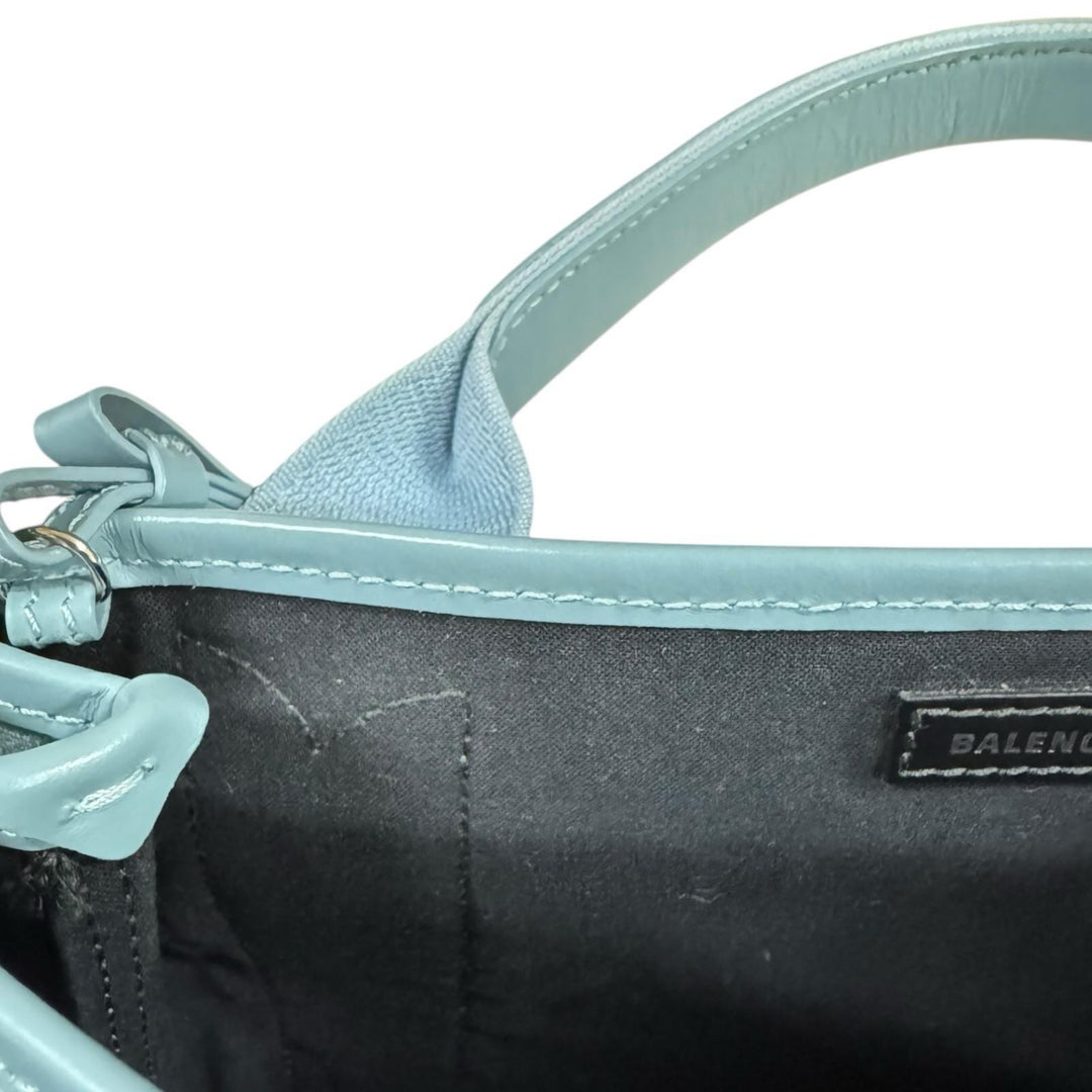 バレンシアガ XS ネイビーカバ ショルダーバッグ キャンバス ブルー レディース BALENCIAGA  中古 R&Kリサイクルキング BALENCIAGA バレンシアガ XS ネイビーカバ ショルダーバッグ