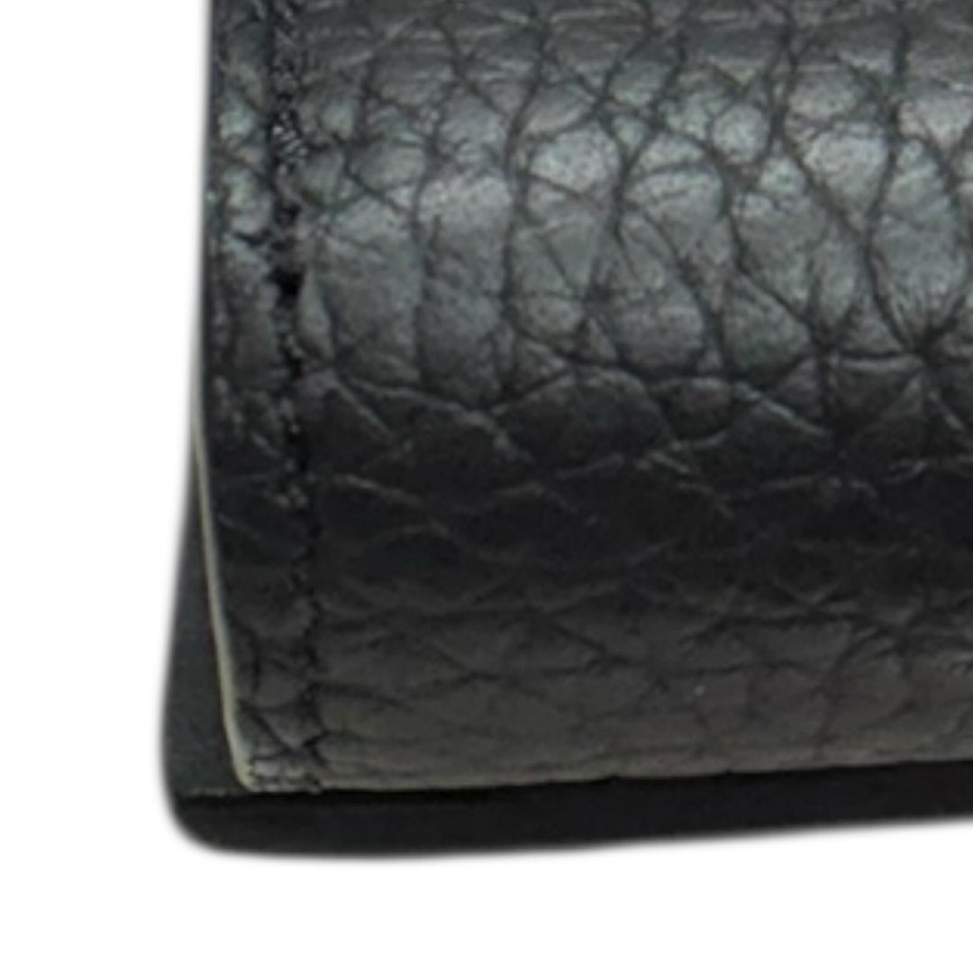 ★3日以内返品可★ 美品 LOUIS VUITTON ルイ・ヴィトン トリヨン カプシーヌ タイニーウォレット M12149 二つ折り財布 ブラック トリヨンレザー レディース ルイヴィトン 二つ折り財布 トリヨン ポルトフォイユ・カプシーヌ