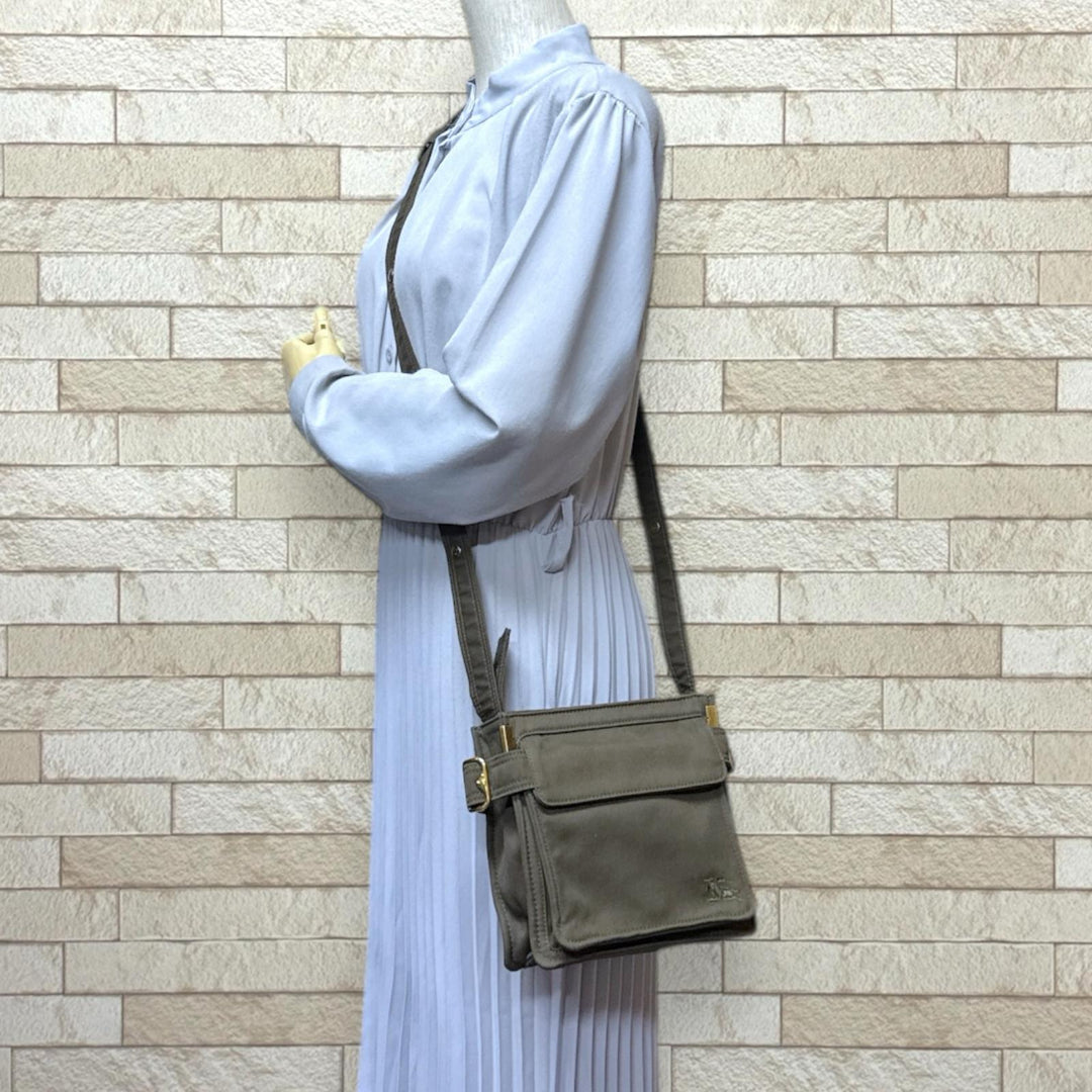 BURBERRY バーバリー ミニトレンチトート ショルダーバッグ コットン